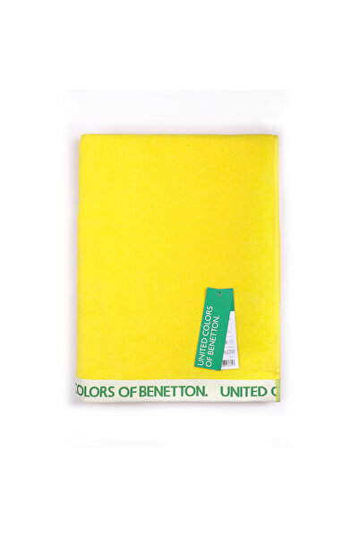 Benetton Beach Towel Unisex Yellow 90 X 165 cm
