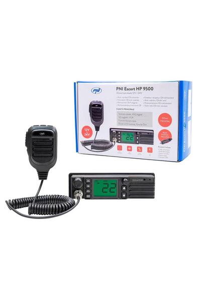 PNI Stație radio CB Escort HP 9500, multistandard, cu difuzor frontal, funcți...