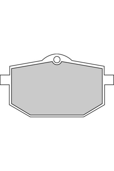 FERODO Moto Organic Brake Pad Set FDB583P - Racing, compatible with Moto Guzz...