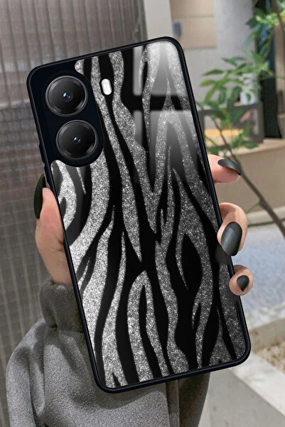Snacase Xiaomi Poco X7 Pro Uyumlu Zebra Tasarımlı Glossy Premium Kılıf