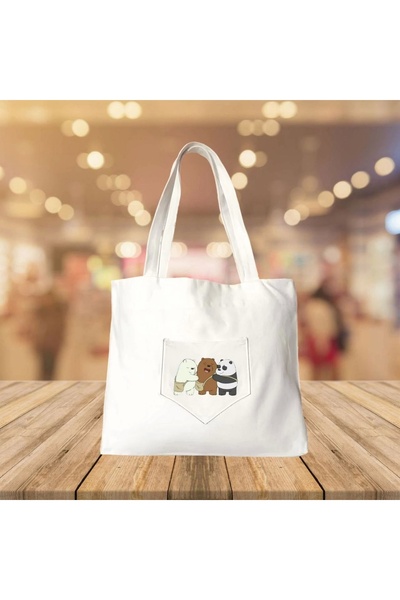 IVORA WEAR Printed Picnic and Sea Pocket Zipper Bag - White