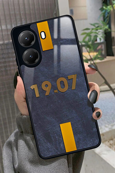 Snacase Xiaomi Poco X7 Pro Uyumlu 1907 Yazılı Glossy Premium Kılıf