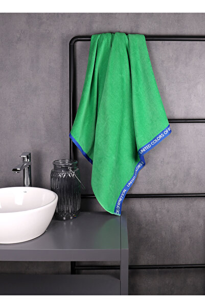 Benetton Beach Towel Unisex Green 90 X 165 cm