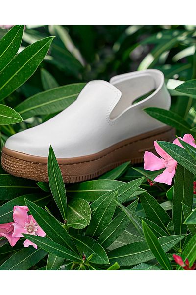 DOGİYE 1048 White Colored Coffee Sole Sandals