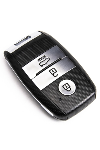 TECHSTAR Carcasă cheie auto cu 3 butoane compatibilă cu Kia Sportage / Niro / Sorento / Optima / Venga / Carens /