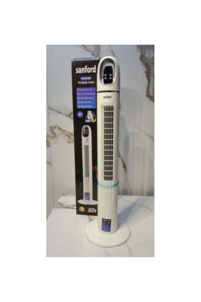 Sanford 45-inch tower fan with display and remote