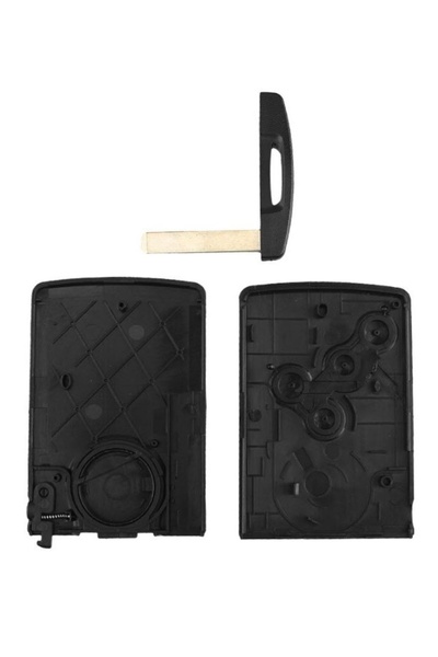 TECHSTAR Carcasă cheie cu card inteligent, 4 butoane, Techstar, compatibilă cu Renault Megane III, Scenic, Laguna III,