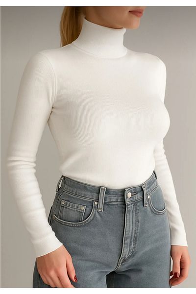 LC Waikiki Women's Turtleneck Body Slim Seasonal