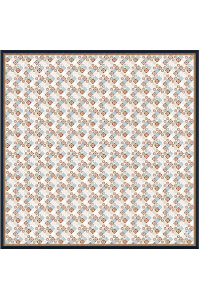 Aker Autumn and Winter Season-Silk Crepe Satin Scarf - Sura - 9062701-321