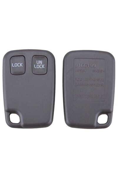 TECHSTAR Carcasă cheie auto cu 2 butoane pentru Volvo S40, V40, S70, C70, V70, XC70, XC90, S60, S80, S90, V70,