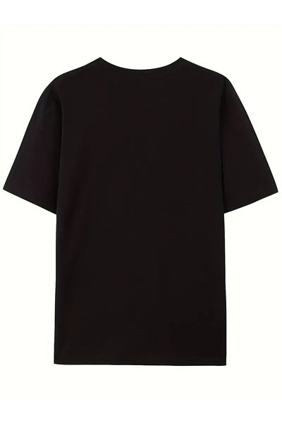 Touz Moda Gothic Printed Unisex Oversize T-Shirt