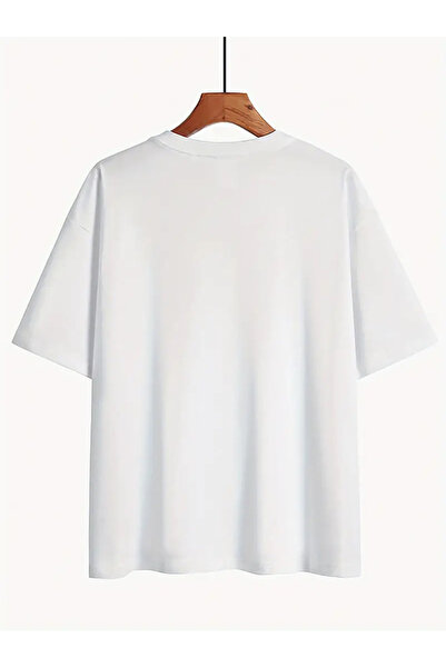 Touz Moda Gothic Printed Unisex Oversize T-Shirt