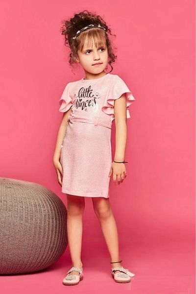 iza Pink Girls Trendy Dress