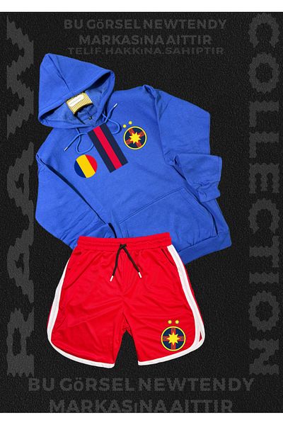 NEW TRENDY COLLECTİON Unisex Sports Set Inspired by Fcsb |   Set Sportiv Unisex Inspirat De Fcsb – Limited Edition “Hoodie”