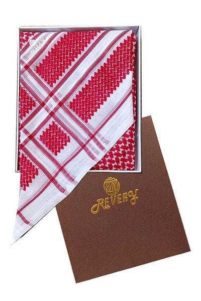 Revery Casual Red Shemagh, Premium Material