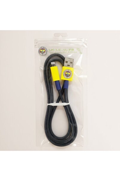 Fenerbahçe Lisanslı Bandrollü iOS Lightning Şarj Kablosu – USB 2.0