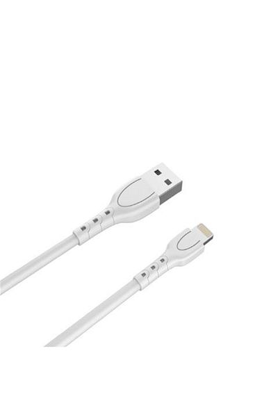 lemontti LEMONTTI phone cable, USB-A to Lightning, white, 1.2 meters, PVC