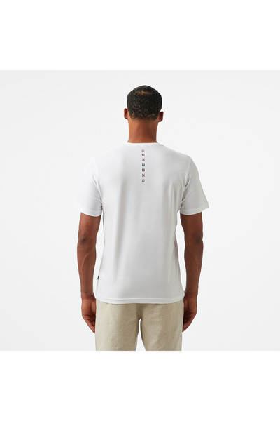 Nautica Erkek Beyaz Regular Fit T-Shirt