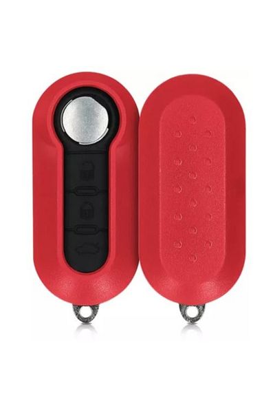 TECHSTAR key case for Fiat, Citroen and Peugeot with 3 buttons, Compatible with 500, Panda, Ducato