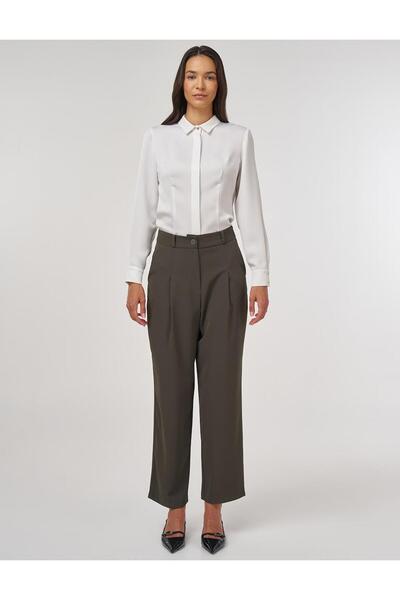 Kayra Pensli Trousers Khaki