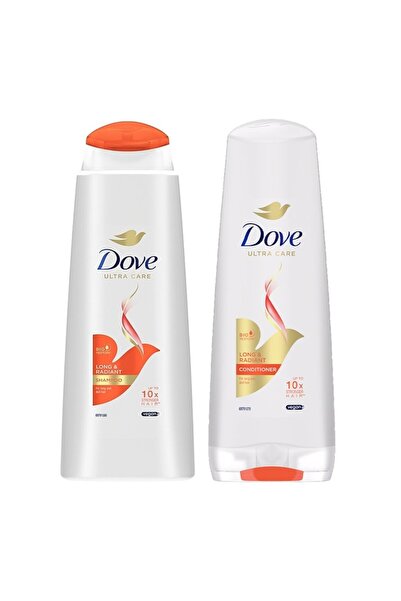 Dove Set Sampon Long & Radiant 400 ml si Balsam 350 ml