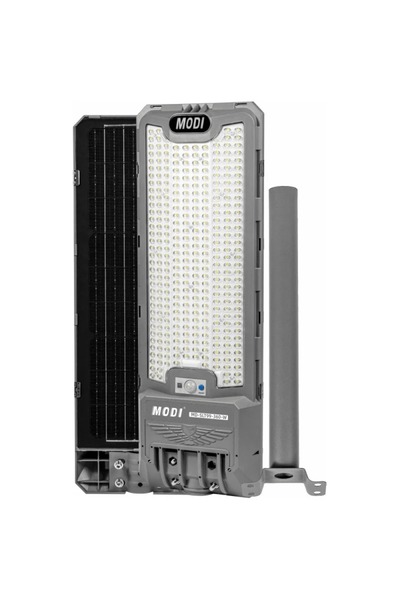 MODA مصباح شارع LED بالطاقة الشمسية مقاوم للماء IP65 تحكم ذكي عن بعد 300 واط اضاءة ابيض