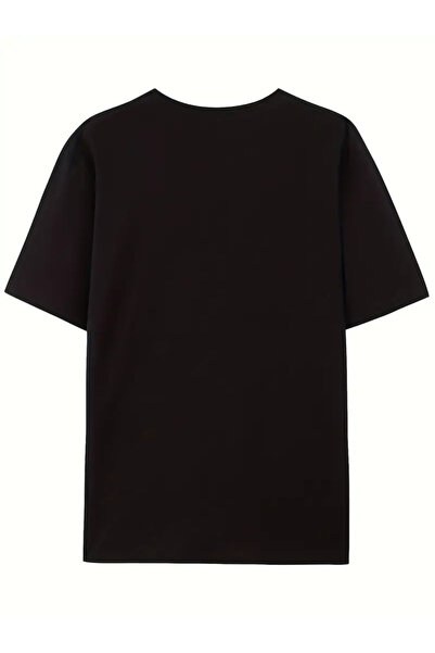 Touz Moda Streetwear Paint Printed Unisex Oversize T-Shirt