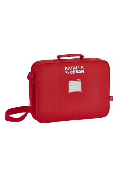 Real Sporting de Gijón School Satchel Real Sporting de Gijón Red (38 x 28 x 6 cm)