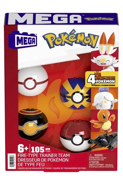 Pokemon MEGA SET 4 BILE ECHIPA DE FOC