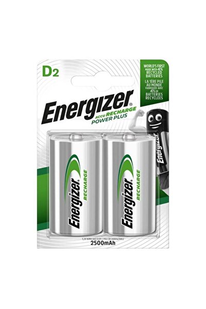 Energizer Baterii reîncărcabile Power Plus D, 2500 mAh, set de 2