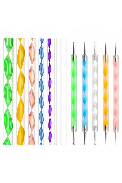 Choice Chroma 1set Mandala tools 13pcs/8pcs/5pcs diy graffiti embellishment drawing stick template dot dot