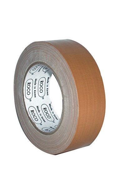 Roco شريط قماش 1.5 بوصة × 25 مترًا بني