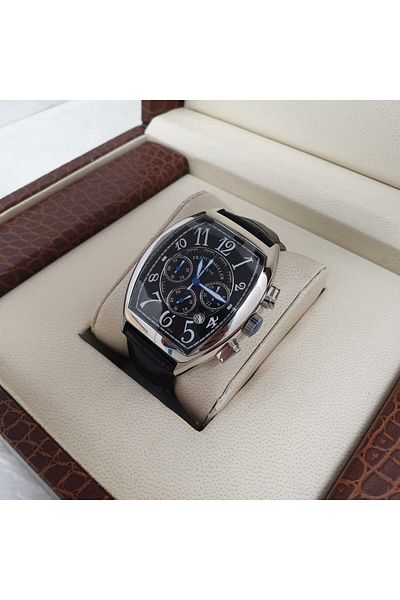 FRA Franck Muller Men's Chronograph Leather Watch - Battery