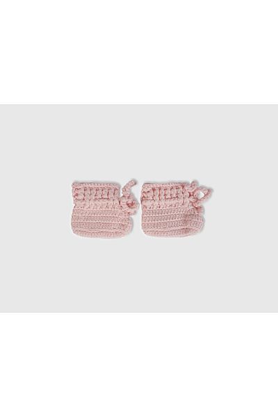 United Colors of Benetton Baby Ecru Knitted Booties