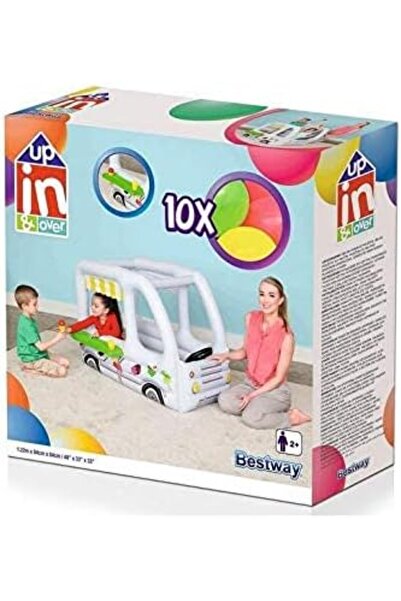 BESTWAY - شاحنة الآيس كريم Scoops'n Smiles، في الأعلى والأسفل وفي حفرة الكرات