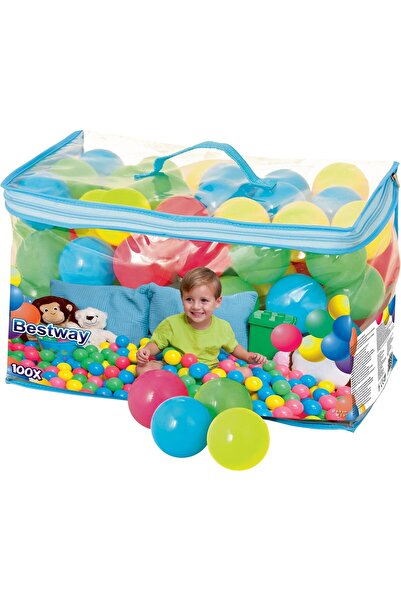 BESTWAY 2.5 بوصة/6.5 سم سبلاش آند بلاي 100 كرة لعب