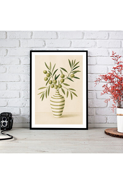 woodsia Tablou cu poster din lemn MDF cu aspect de cadru dintr-o singură buca...