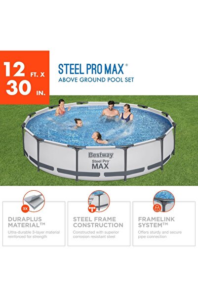 BESTWAY Steel Pro Frame Pool Set