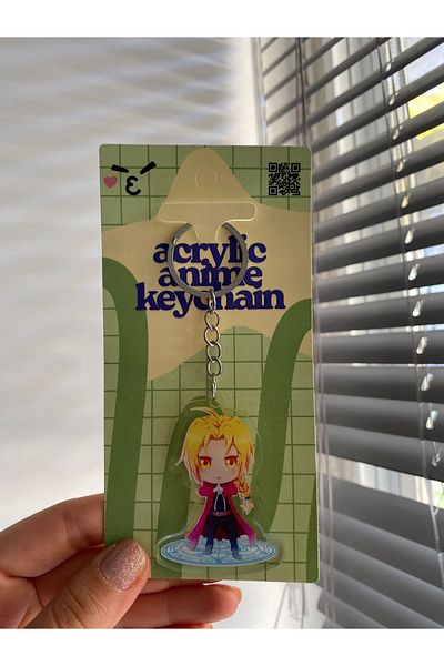 Planet Butik Fullmetal Alchemist Edward Elric Acrylic Anime Keychain