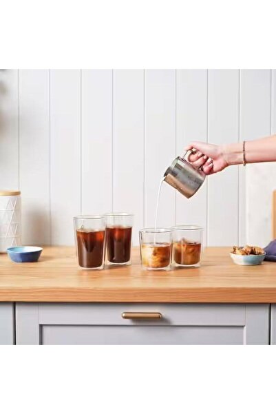 DELONGHİ Set 2 Glasses De'Longhi DLSC318, 400 ml, Double Wall, Borosilicate Glass (Transparent)