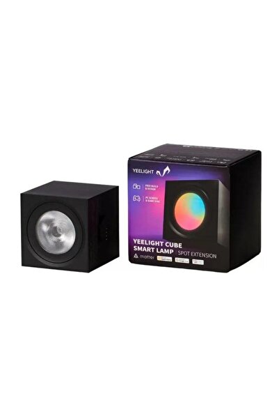 Yeelight Extension LED Desk Lamp Cube Smart Lamp, Spot, 6.5 W, 2100 mAh, RGB Lighting, Wireless (Bla