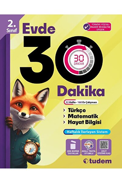 Tudem Yayınları 2. Sınıf Evde 30 Dakika