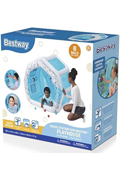 BESTWAY Space Station Exploration Kids Inflatable Playhouse