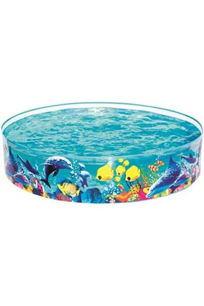 NHR Bestway Fill 'N Fun Odyssey Pool - Kids Swimming Pool for Lawn, 1.83m x 38cm - Multi Color