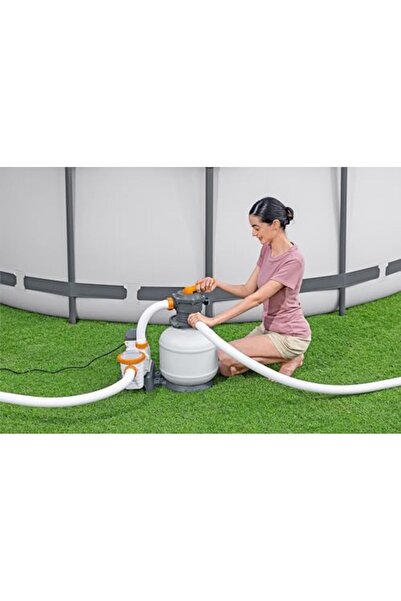 BESTWAY | Flowclear Sand Filter, 8,327 L / 2,200 gal, Cost Effective & Environmentally Friendly Abov