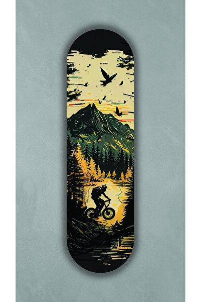 Korhan Atölye Sessiz Pedal - Dekoratif 4mm MDF Duvar Panosu (75x20 cm)