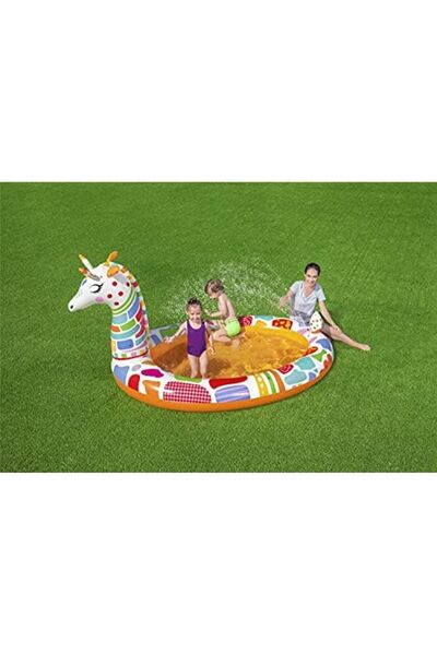 BESTWAY 8'9" x 62" x 50"/2.66m x 1.57m x 1.27m Groovy Giraffe Sprayer Pool