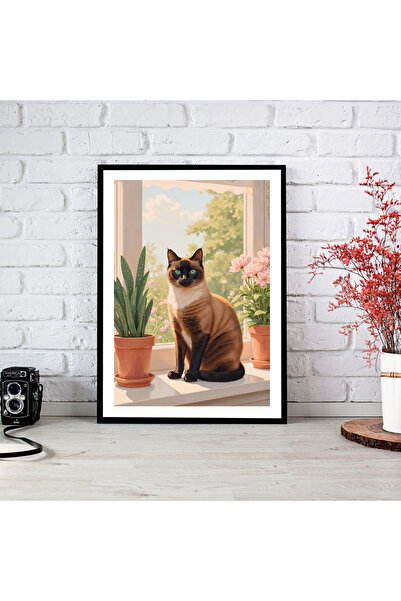 woodsia Tablou cu poster din lemn MDF cu aspect de cadru dintr-o bucată CTMD TEK0471