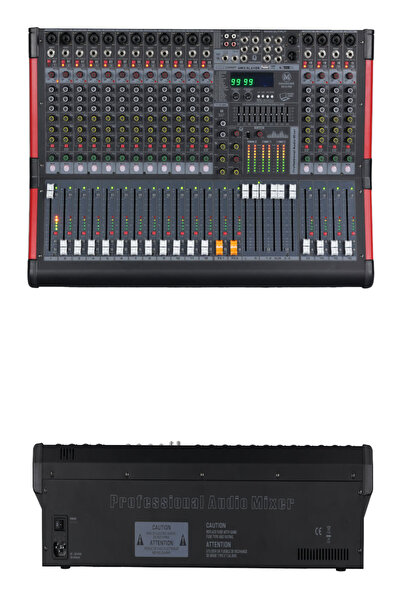 Maxword DC16-PRO 2x99 DSP Efekt Ses Mikseri 16 Kanal Deck Mixer