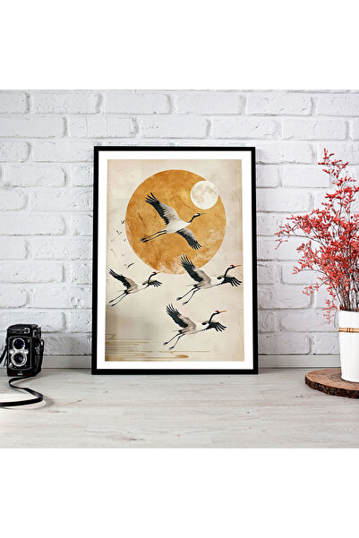 woodsia Tablou cu poster din lemn MDF cu aspect de cadru dintr-o bucată BDMD ...